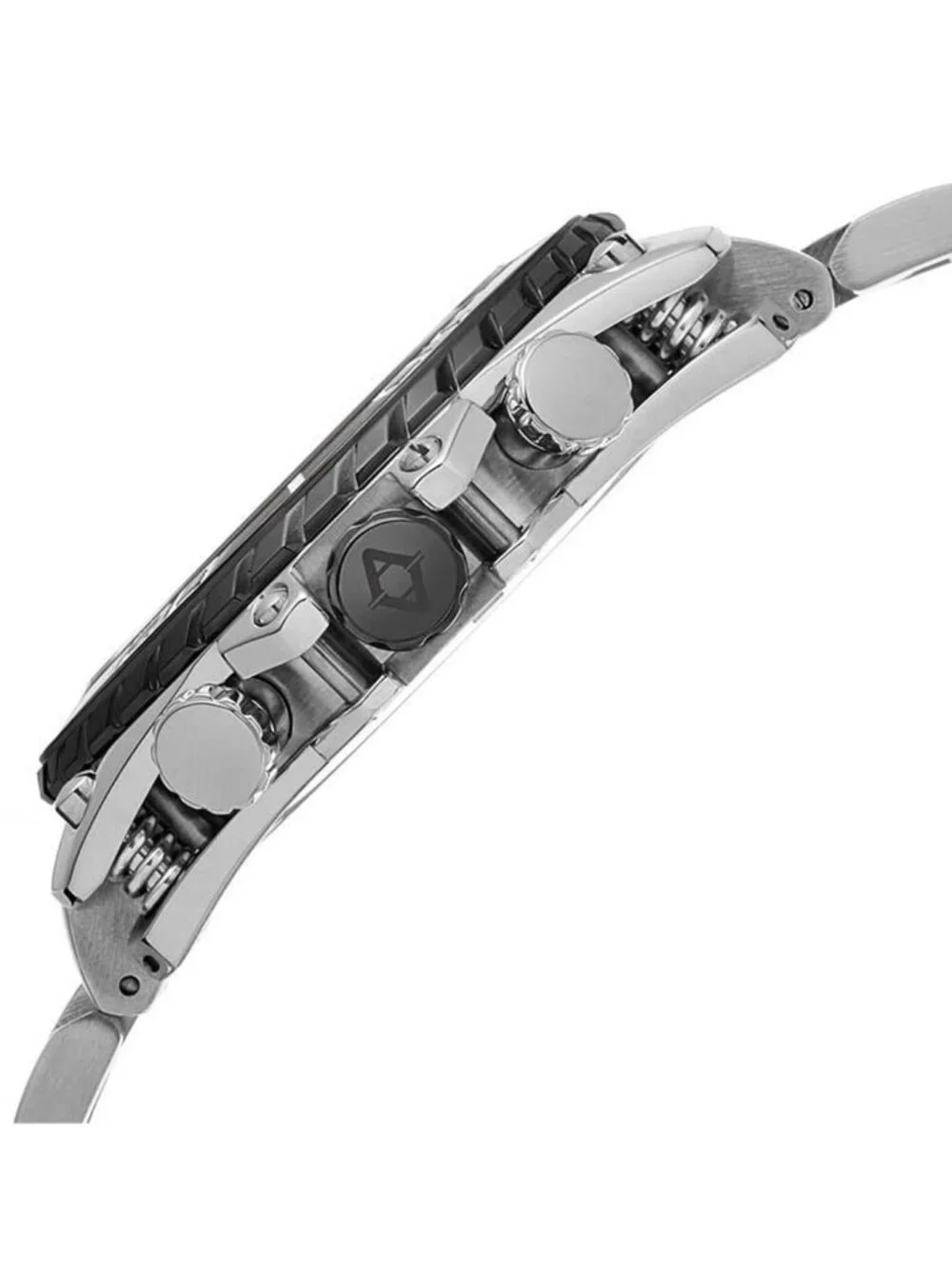 NWT Akribos XXIV Chronograph Black Dial Men's Watch